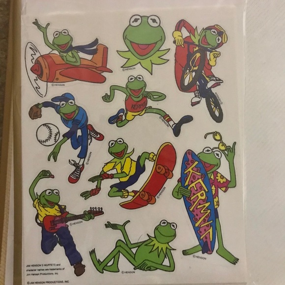 Valentines Kermit vintage stickers bundle lot - Picture 6 of 8